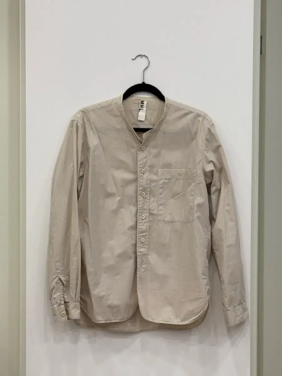 Margaret Howell MHL Gray Cotton China kara Shirt