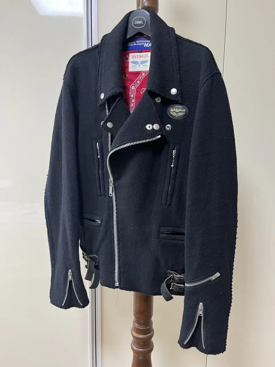 Lewis leather X junya watanabe double rider jacket