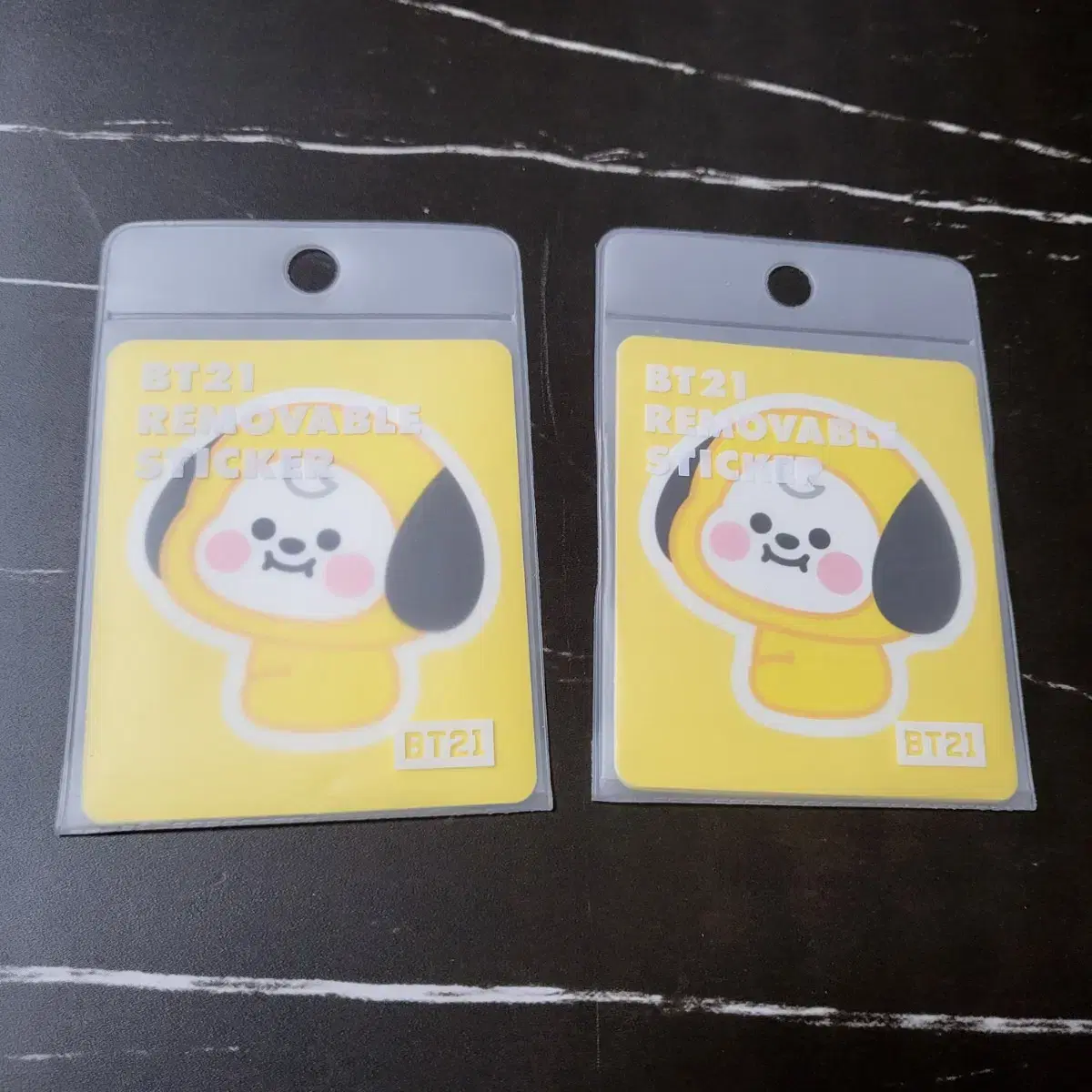 라인프렌즈 BT21 CHIMMY BABY 리무버블 스티커 박지민