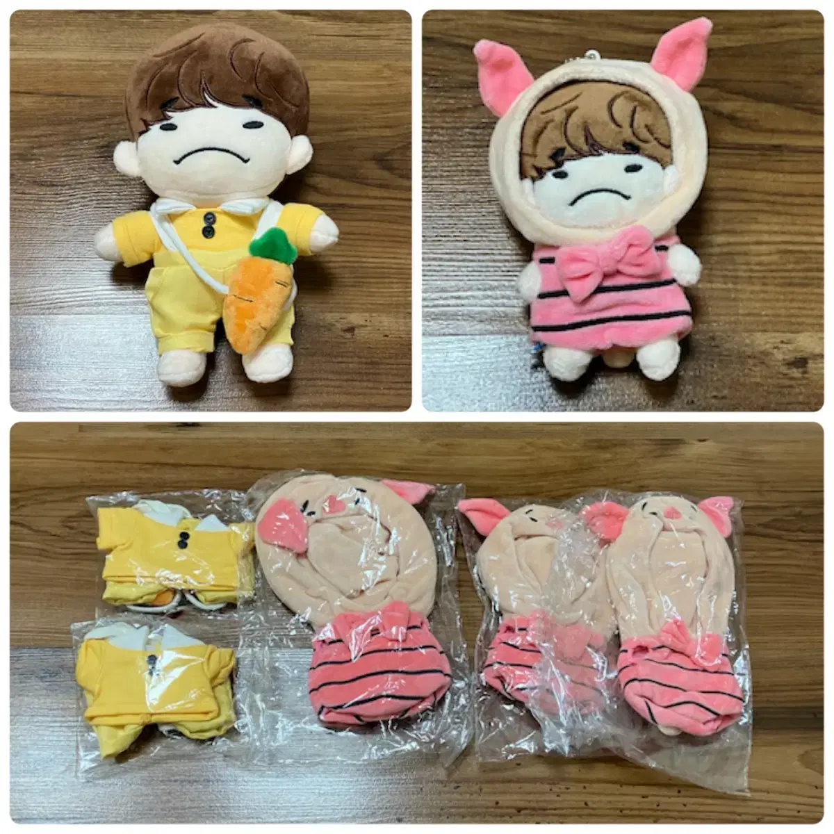 (Unsealed/Doll clothes only) 2pm junho lee junho Forget-me-not 20 centimeters Our House Piglet