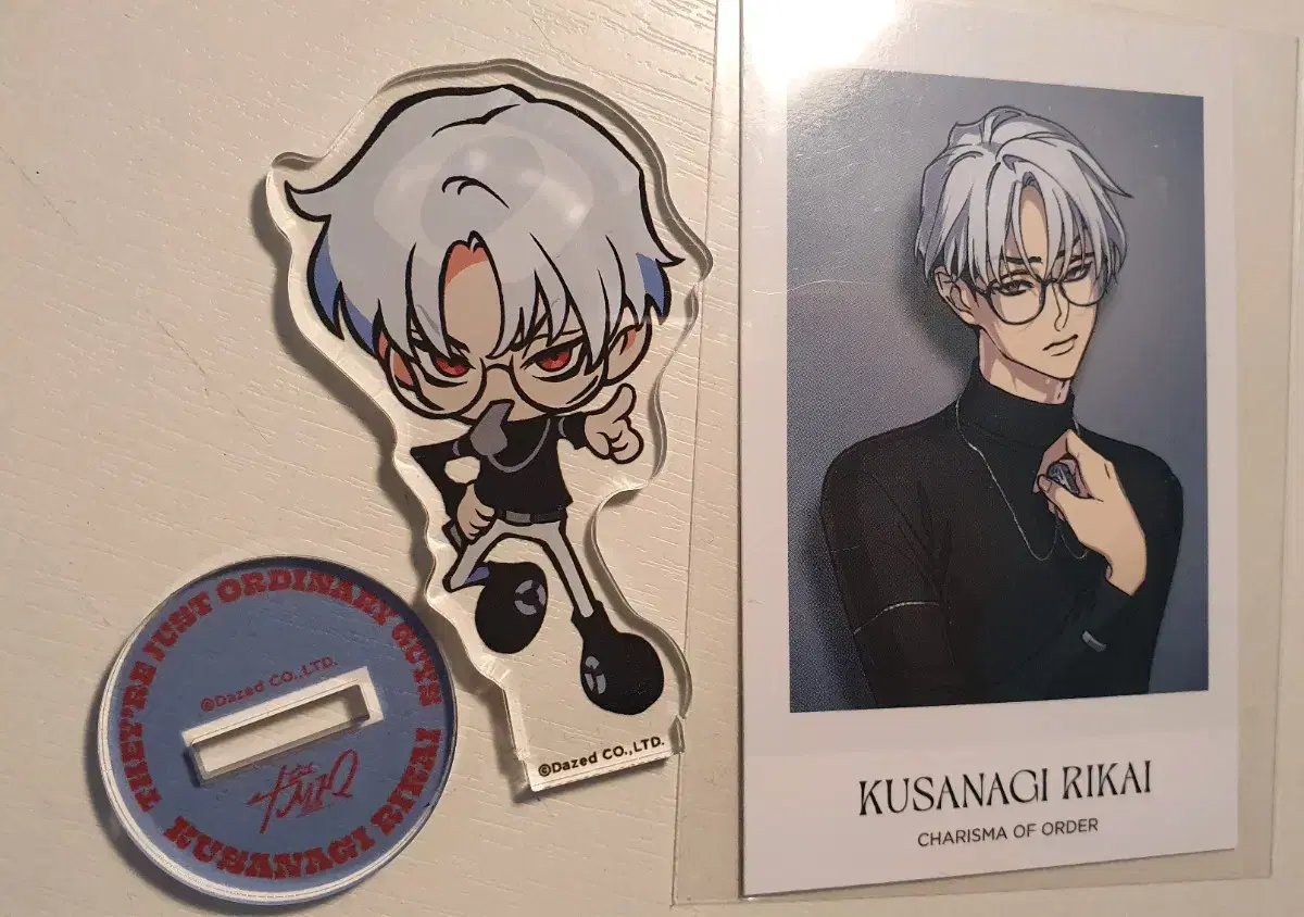 Charisma House Kusanagi Rikai SD acrylic stand Badge Normal Cheki Bulk