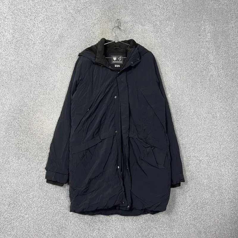 Descent Duck Down Black Hooded Coat Padded L