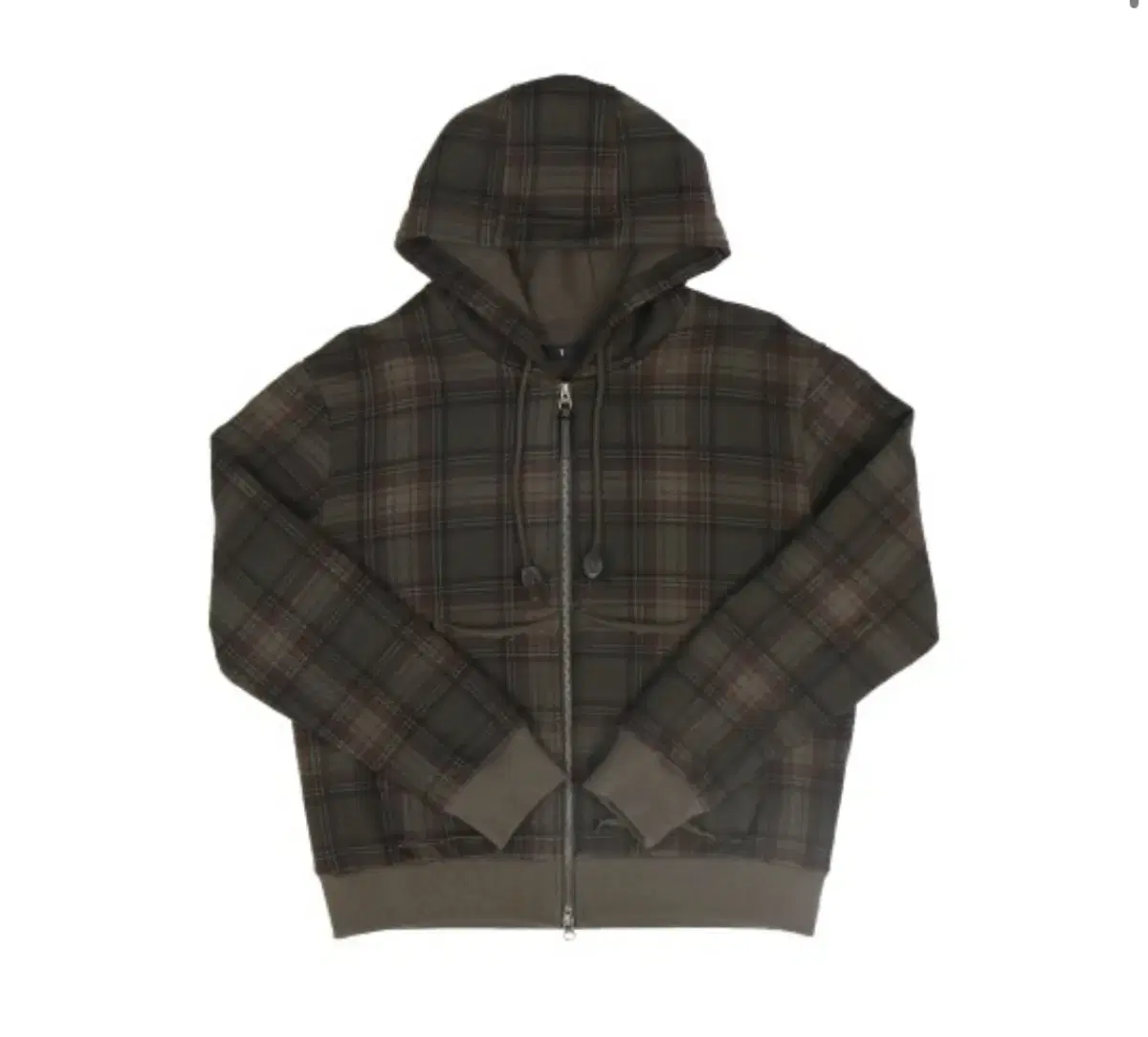 Safarispot Tartan Hooded Zip-up Olive Size 2