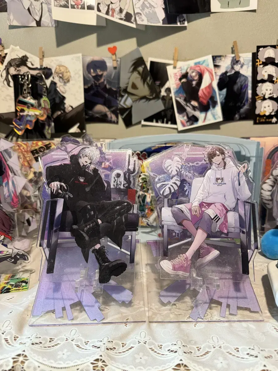 Kurono and Voltroom acrylic / Crazy Raccoon Ita Bag + Eco Bag to sell