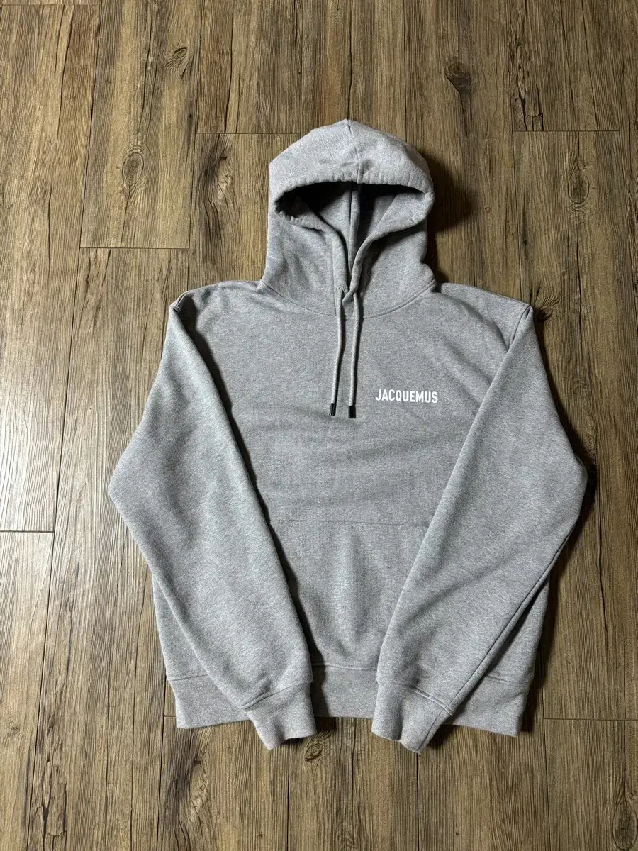 Jacquemus Logo Hoodie Gray M