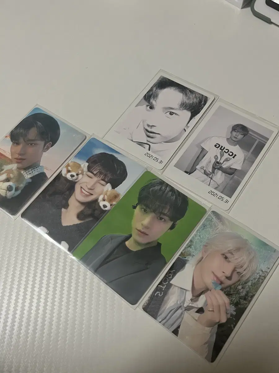 Mingyu wonwoo photocards, wonwoo follow collectbook sells