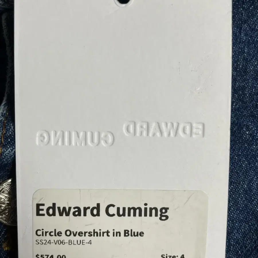 (4) EDWARD CUMING CIRCLE OVERSHIRT