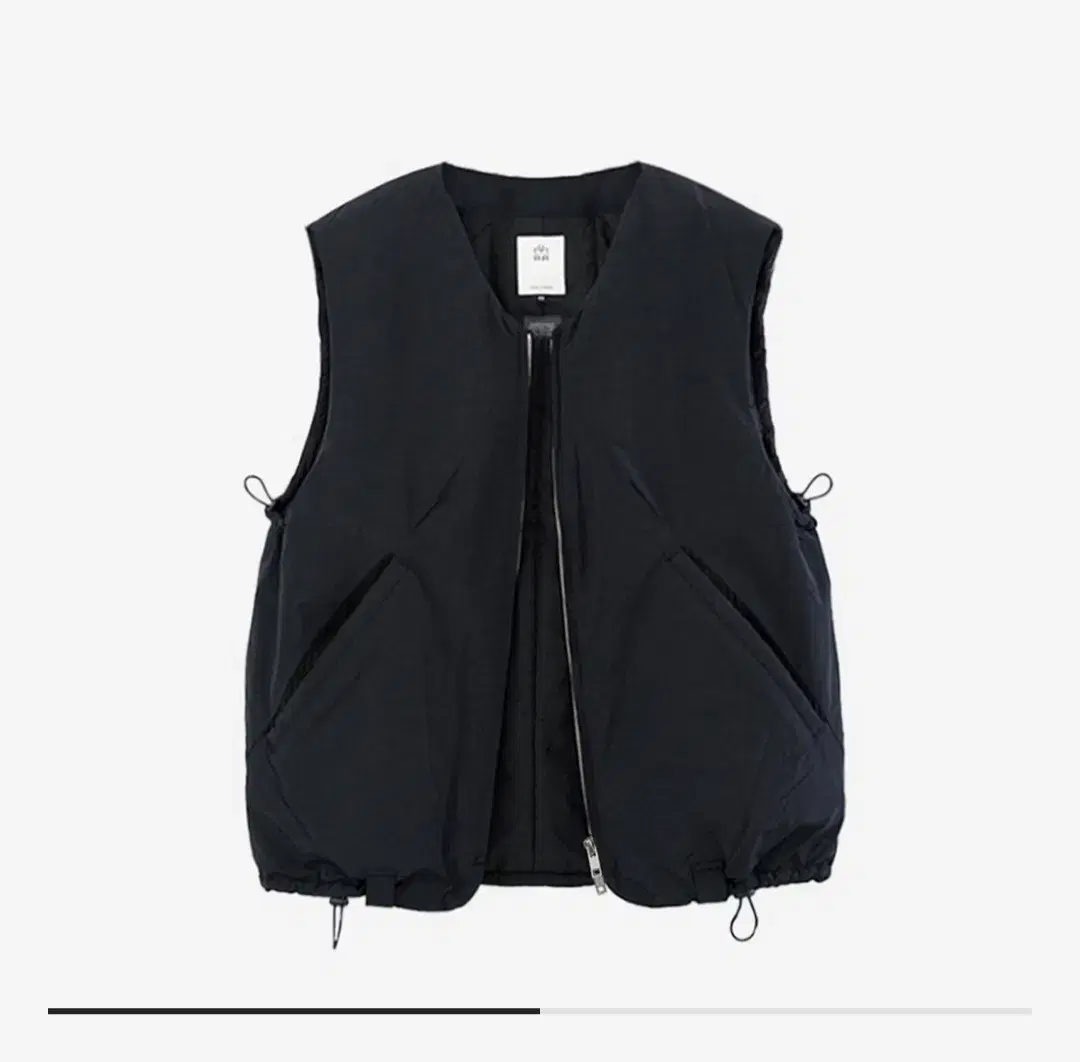 Polythene lew padded vest 2.0 Black Ink (23Fw) 2 sizes for sale