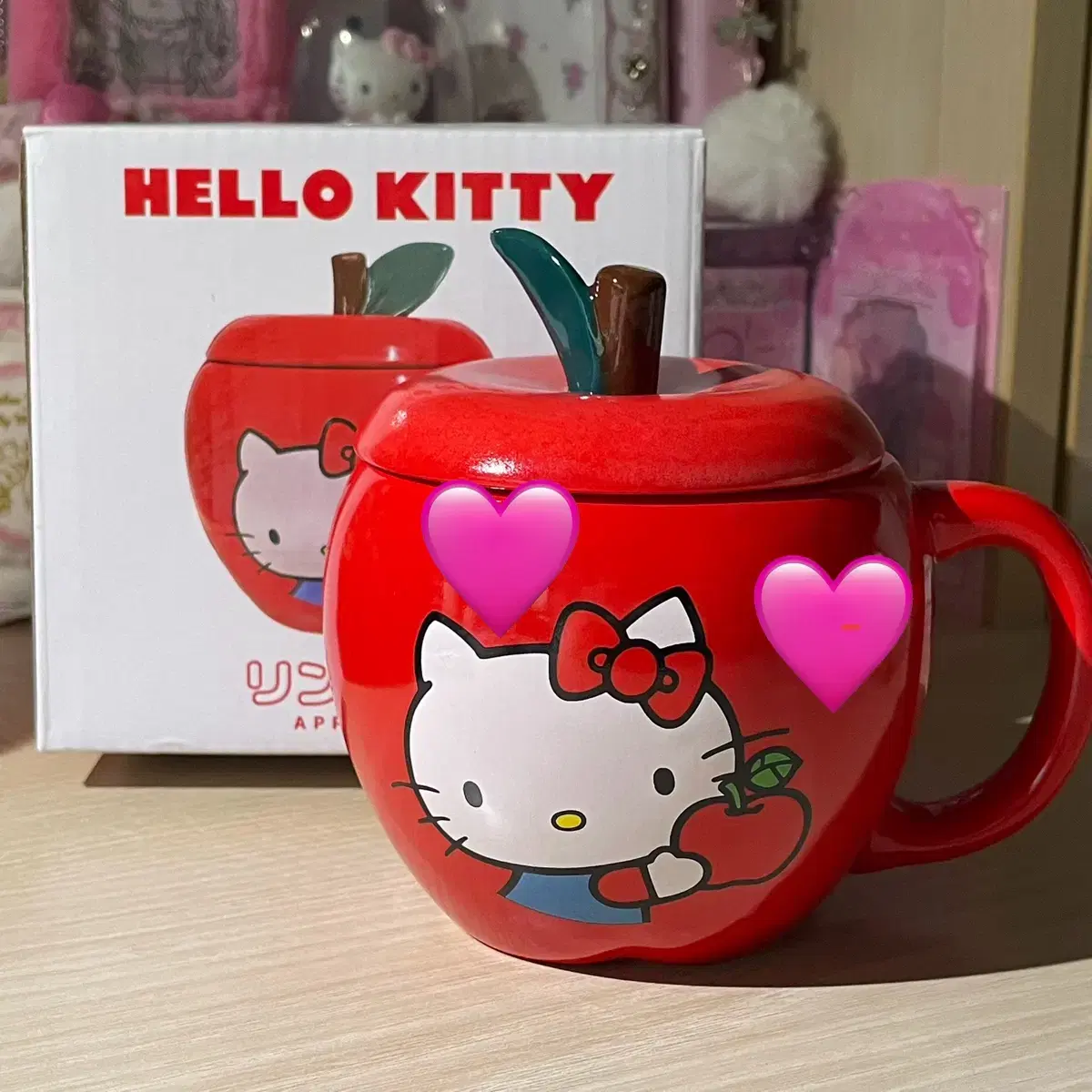 Sanrio Kitty Apple Mug