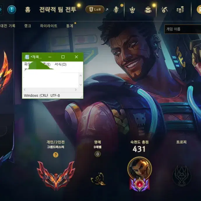 리그오브레전드 LOL Gm