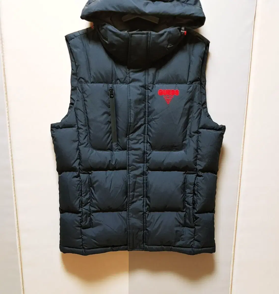 [XL] Geth Duck Hooded Padded Vest Dark Navy324