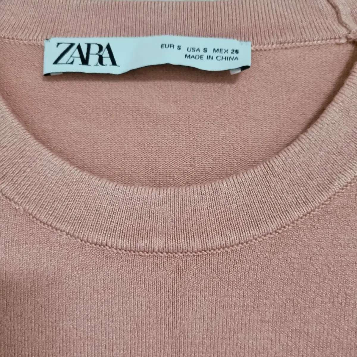 Zara women round neck knit S