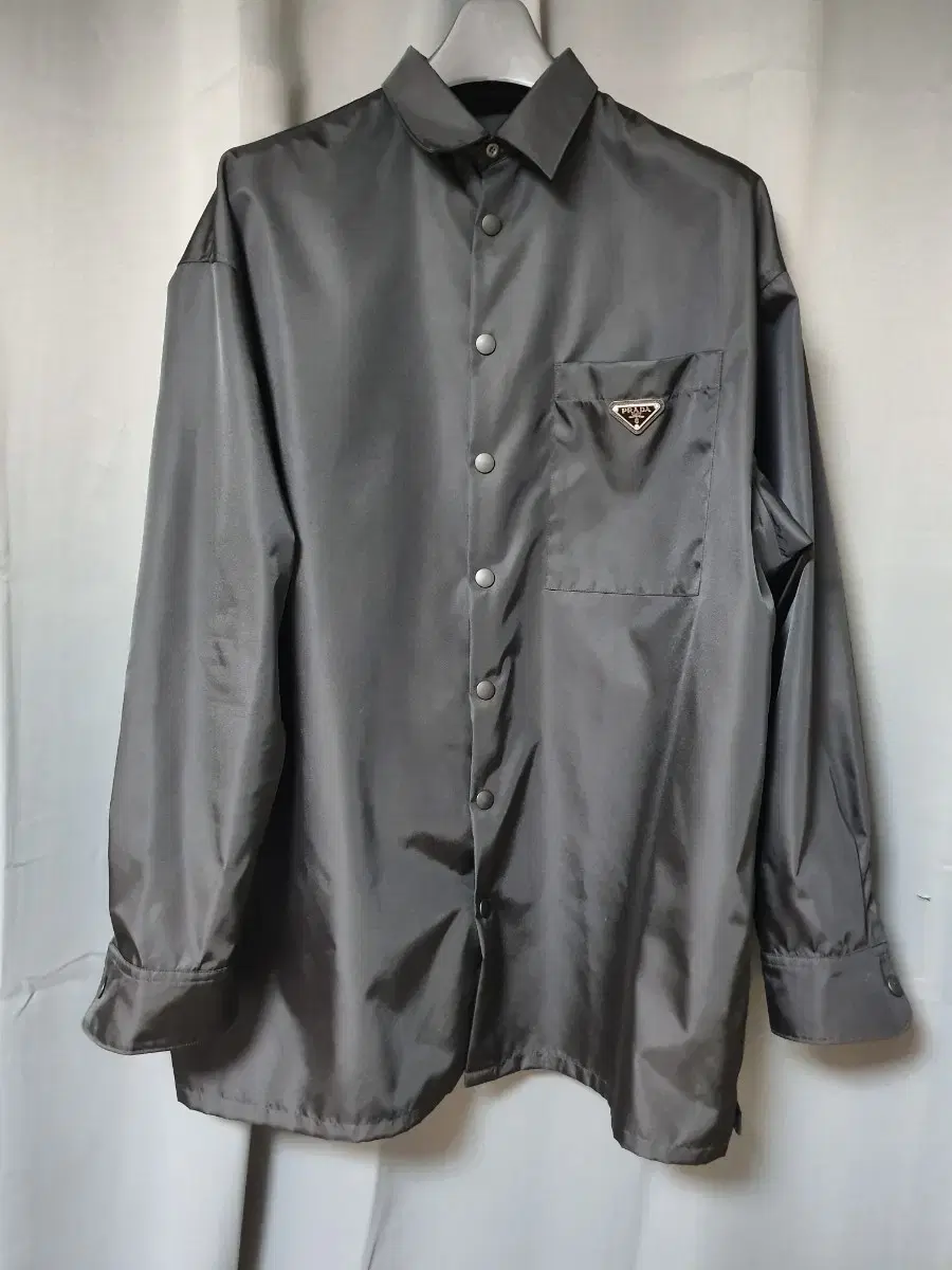 Genuine ) 21FW Prada Rina Nylon Overshirt 110 115 2XL 3XL