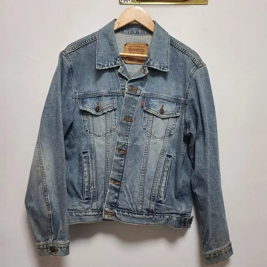 [LEVIS] Men's Vintage Denim Jacket 100% Leather