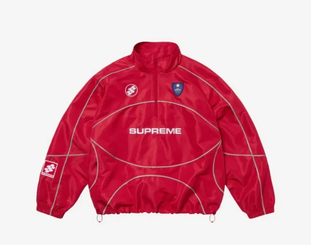 New)Supreme Reflective Pullover Anorak Red Size L