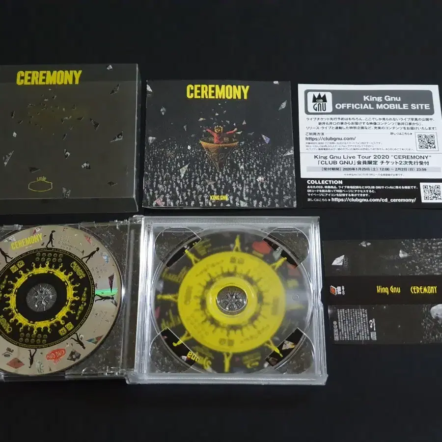 King Gnu 킹누 3집 앨범 CEREMONY (CD+Blu-ray)