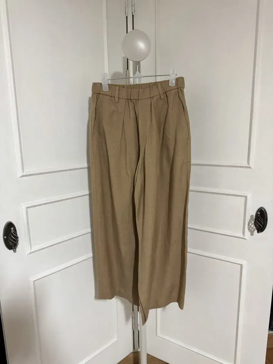 Y's Wise Banded Linen Pants