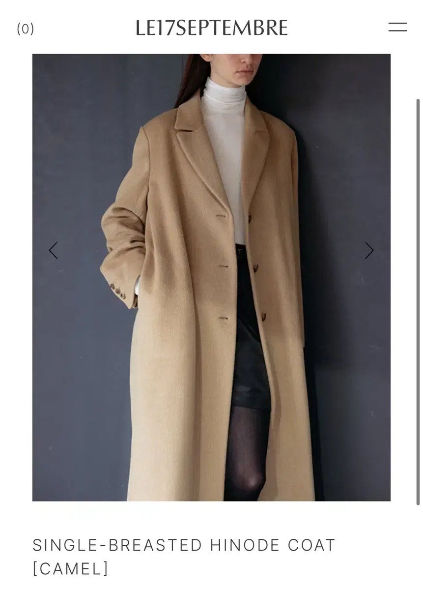 le917 Oversized Wool Long Coat