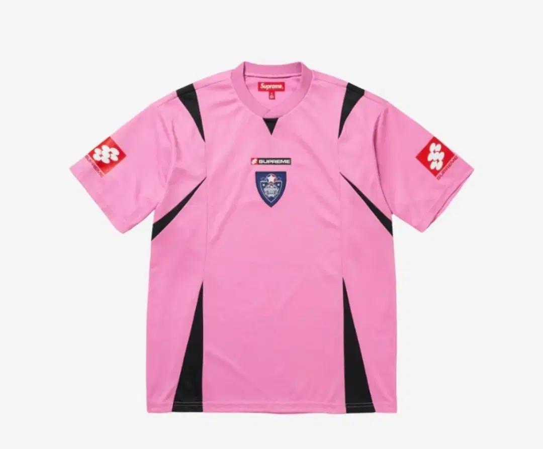 New)Supreme Crest Soccer Jersey Pink Size M