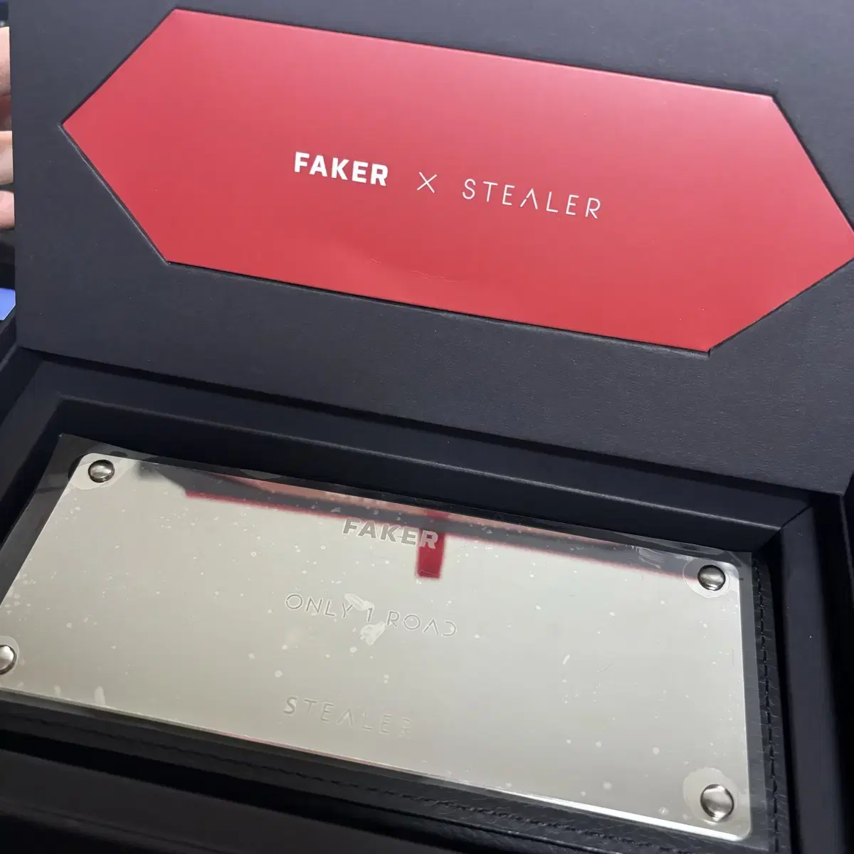 T1 FAKER x 스틸러 콜라보 안경테 티원 페이커 콜라보