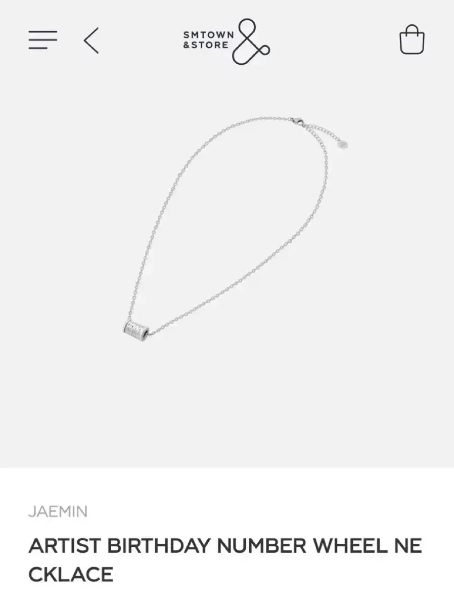 nct jaemin birthday necklace limited edition md