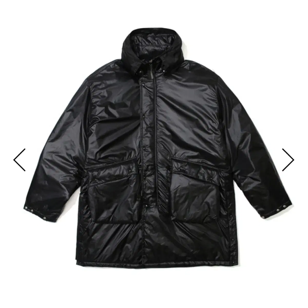 페치선데이 PrimaLoft balmacaan coat BLACK