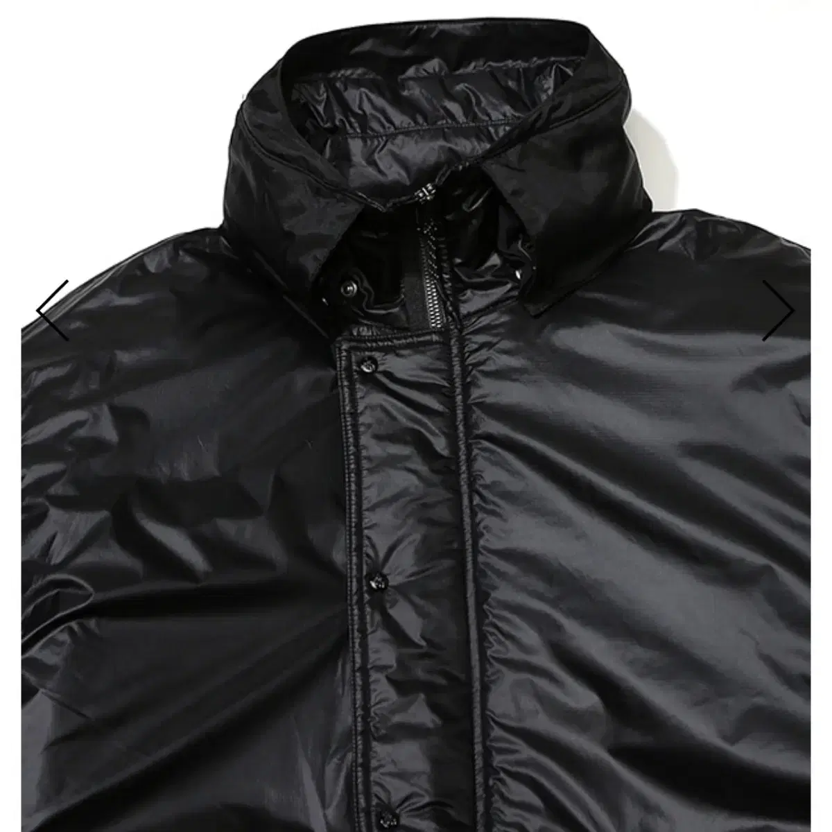 페치선데이 PrimaLoft balmacaan coat BLACK