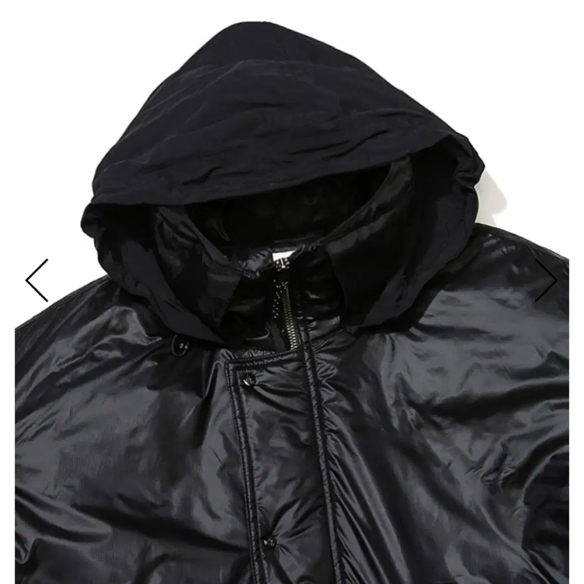 페치선데이 PrimaLoft balmacaan coat BLACK