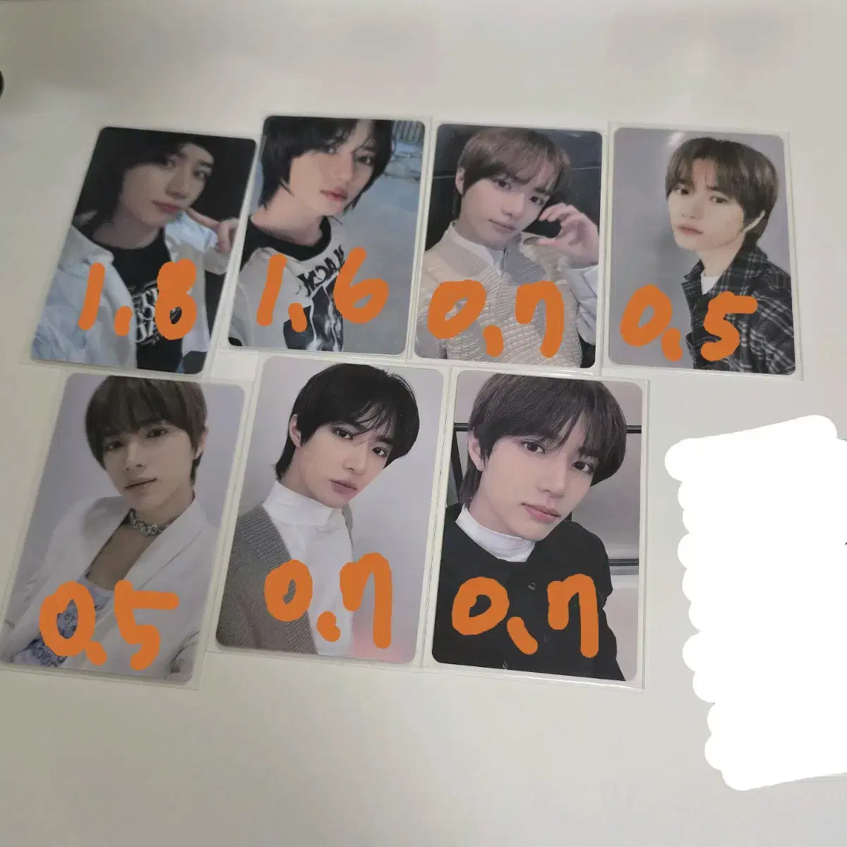 Beomgyu photocard ld luckydraw Frieze Jibijibi