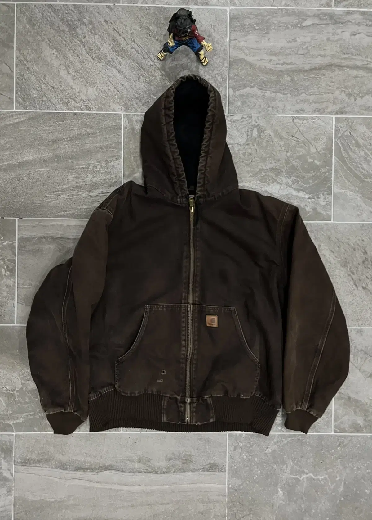 (XL) Calheart Duck Active Hooded Jacket J130 DKB Dark Brown