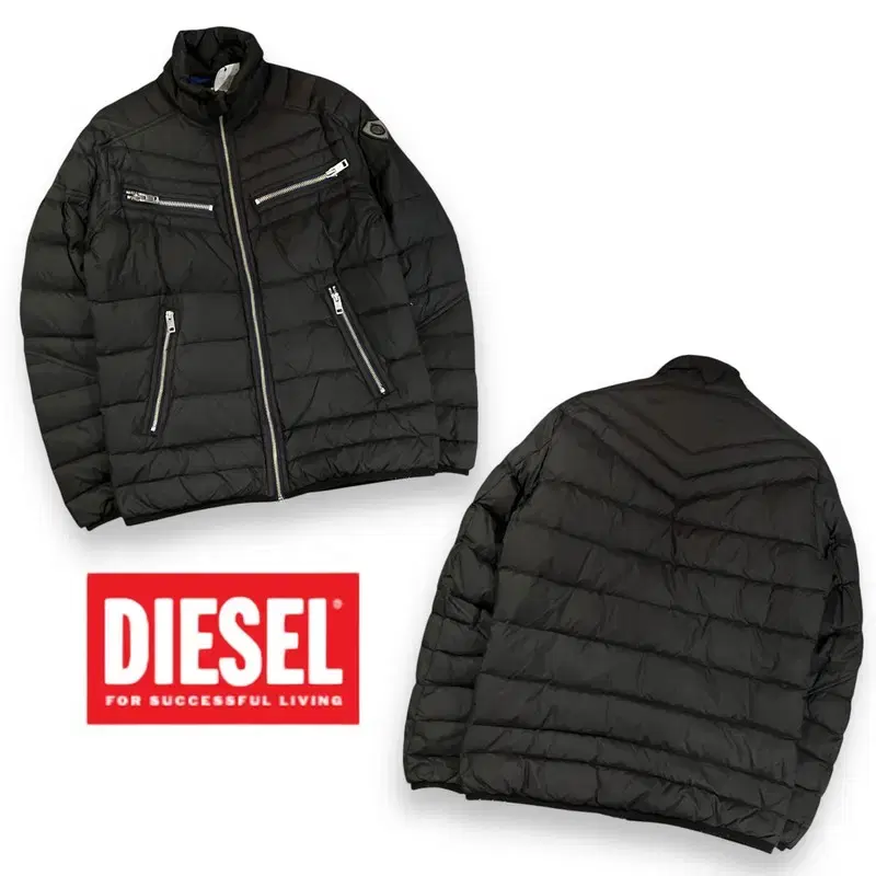 Diesel Punk Zipper Detail Padding Y08019