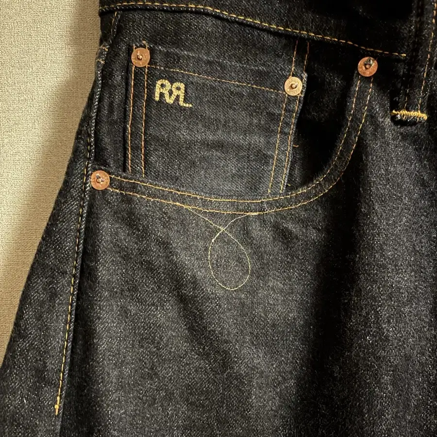 rrl boots cut denim 32x30