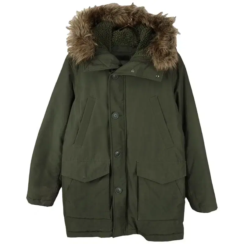 MANWON SHOP UNIQLO Duck down raccoon puffer night padding M04663