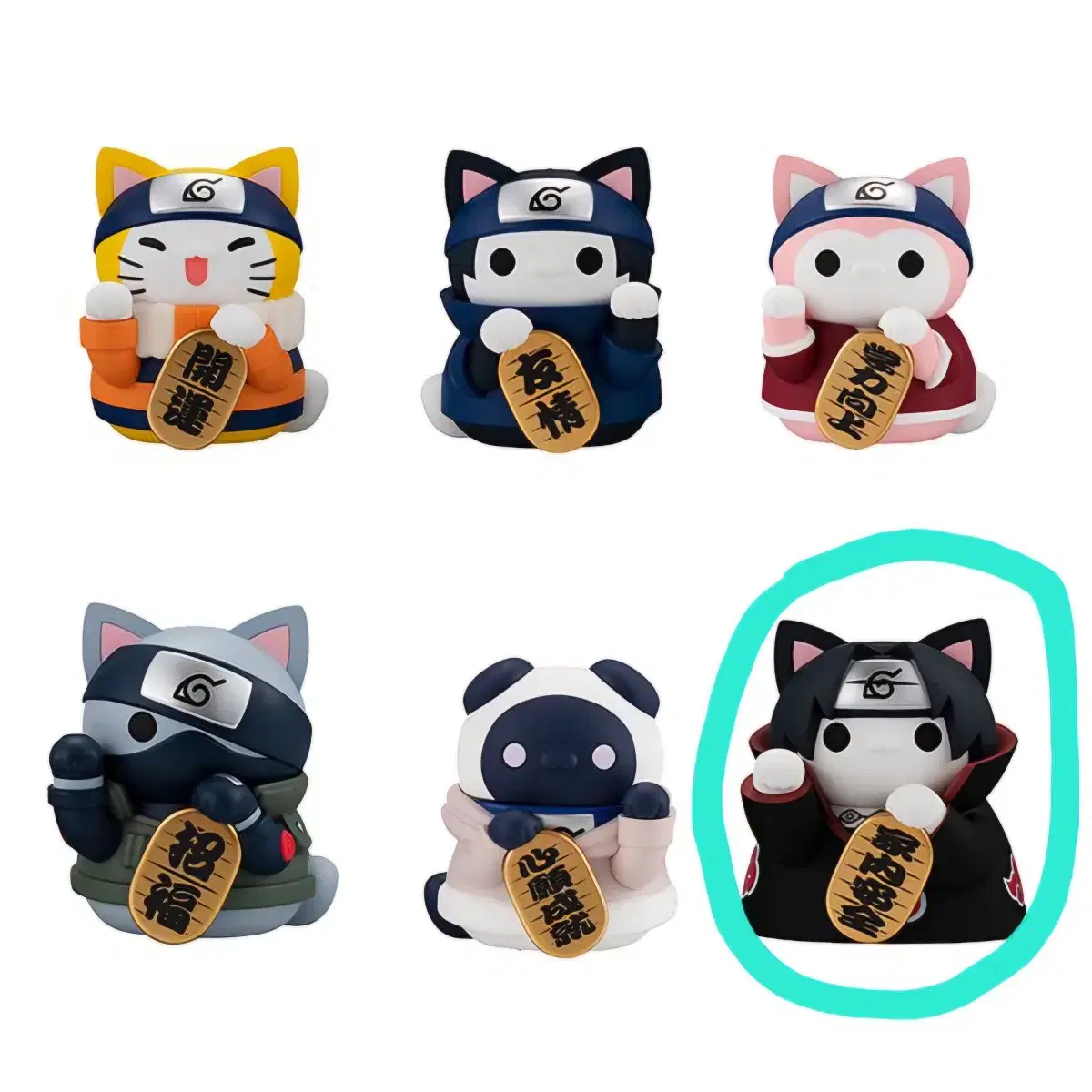 Naruto Uchiha Itachi Naruto Maneki Neko Original Art keyring sell WTS