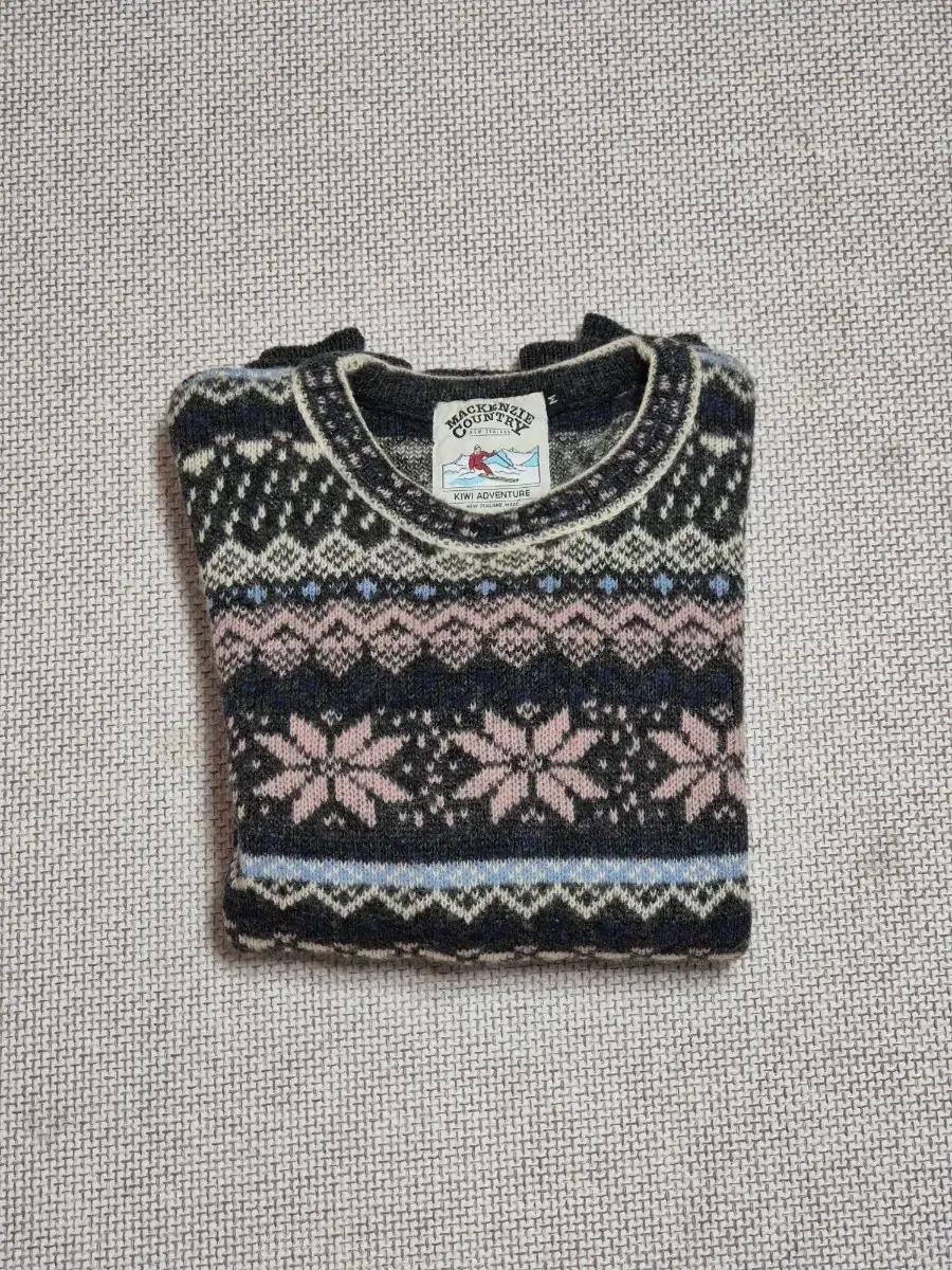 Fair Isle Pattern Knit 110