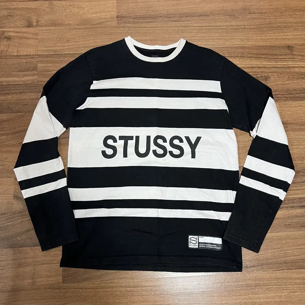 Stussy Logo Long Sleeve Zootie (S)