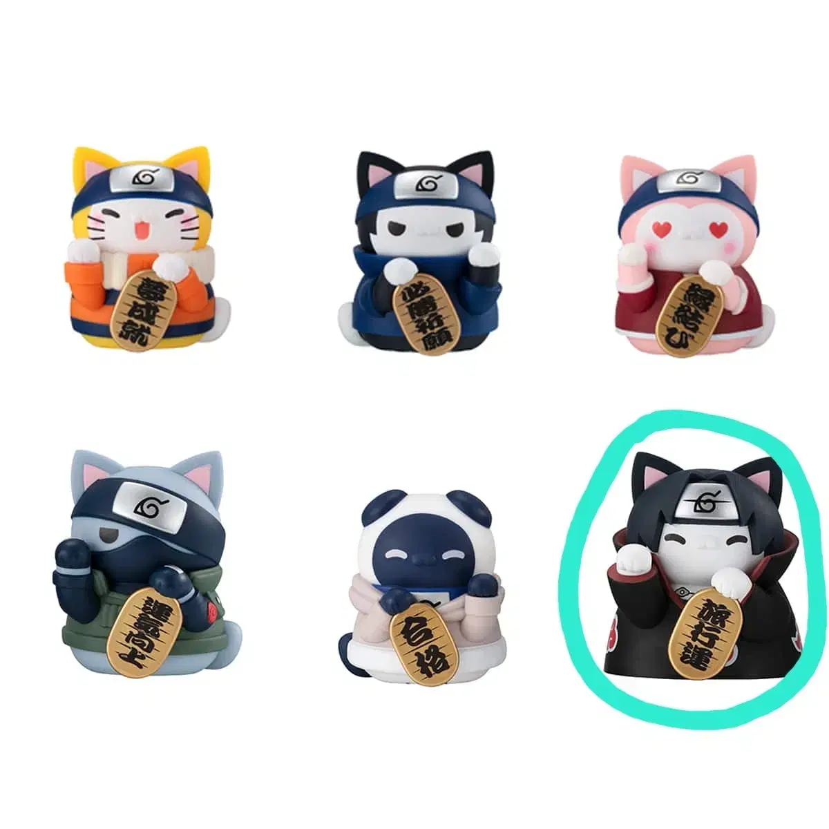 Naruto Uchiha Itachi Naruto Maneki Neko Original Art keyring Deidara sell WTS