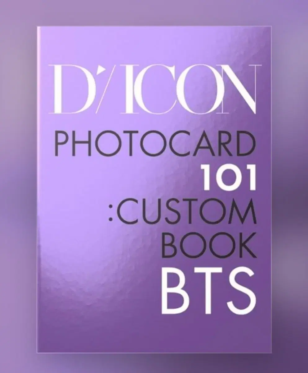 BTS Deikon Photo Card 101 Custom Book