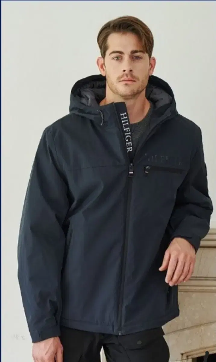 Tommy Hooded Padded Jacquard