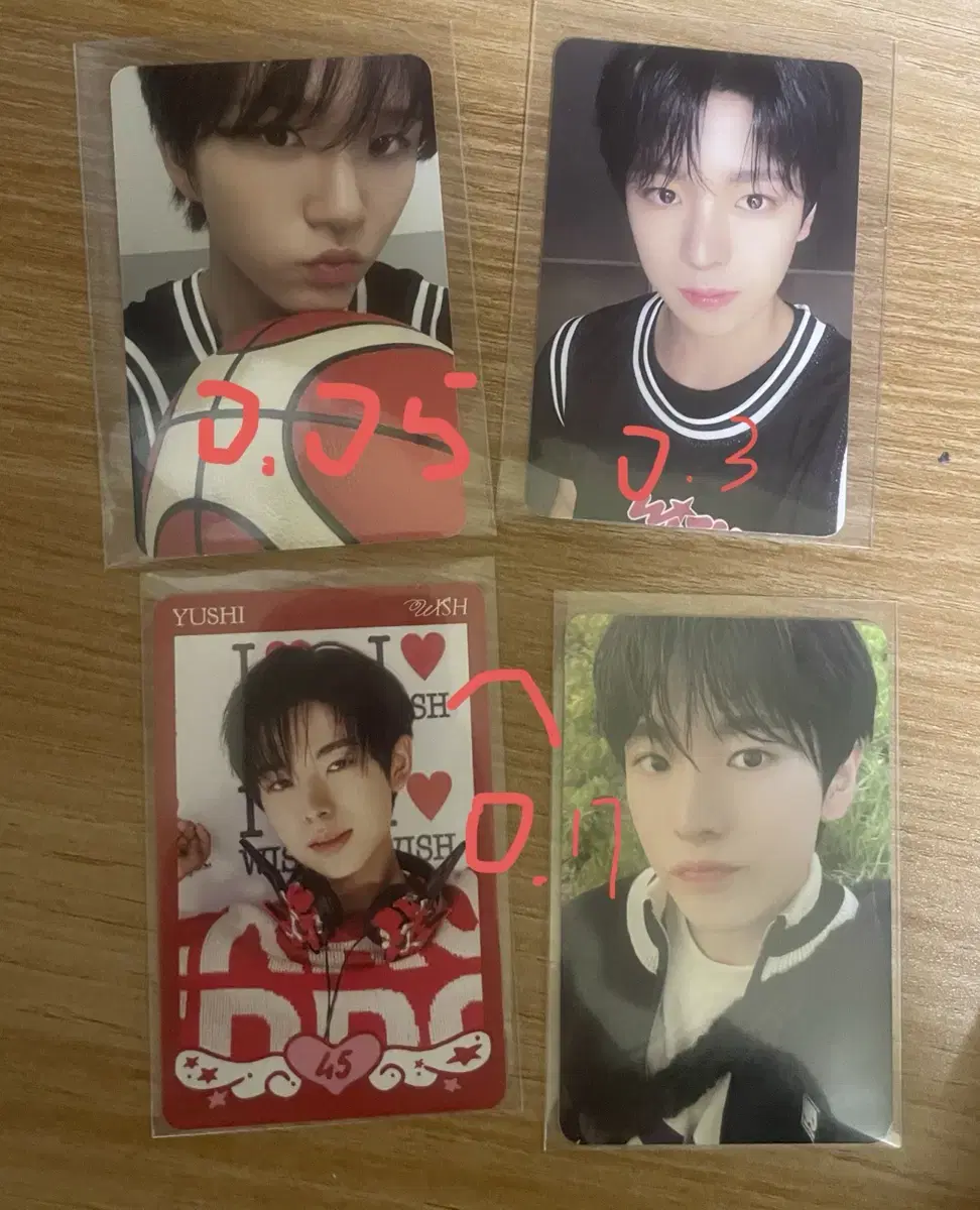 NCT wish Uushi Jaehee Photocard