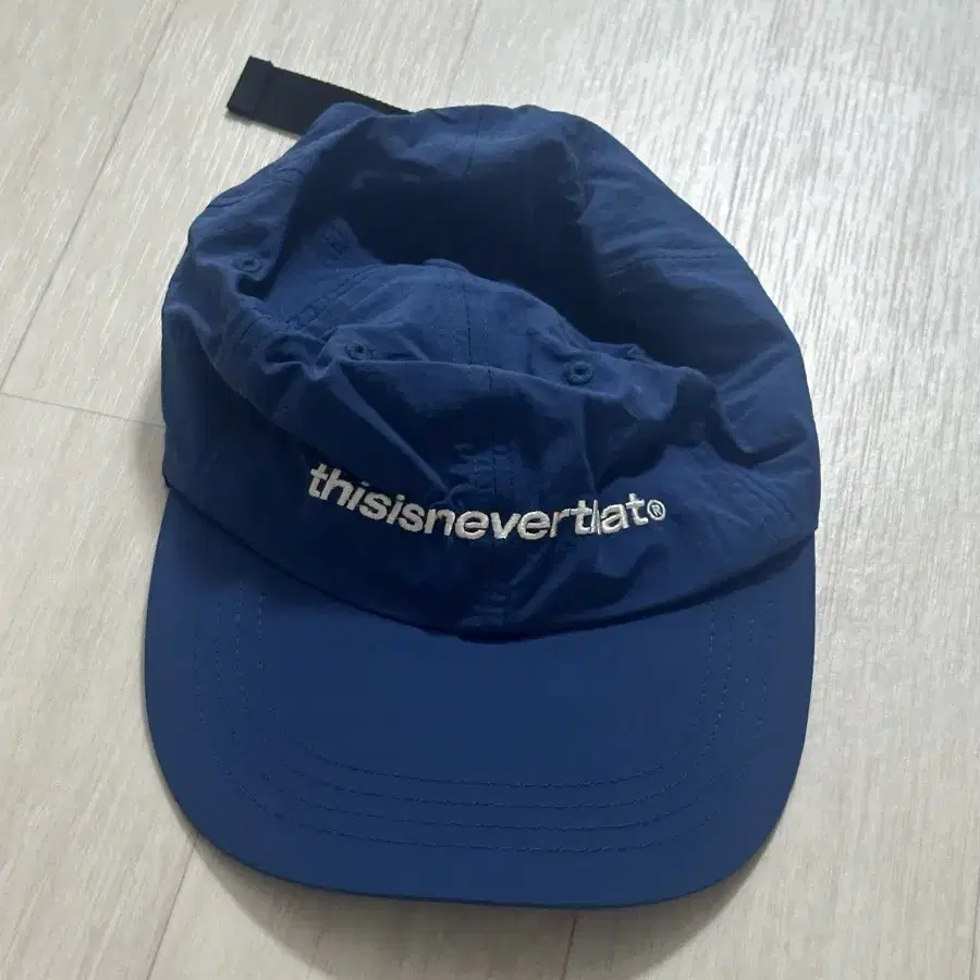 디스이즈네버댓 나일론 캡 블루 SP-Logo Nylon Cap Blue