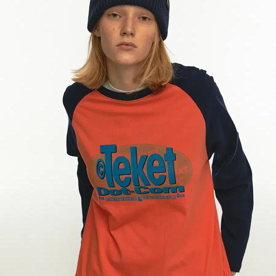 teket 롱슬리브 Doorbell L/S Tee Orange