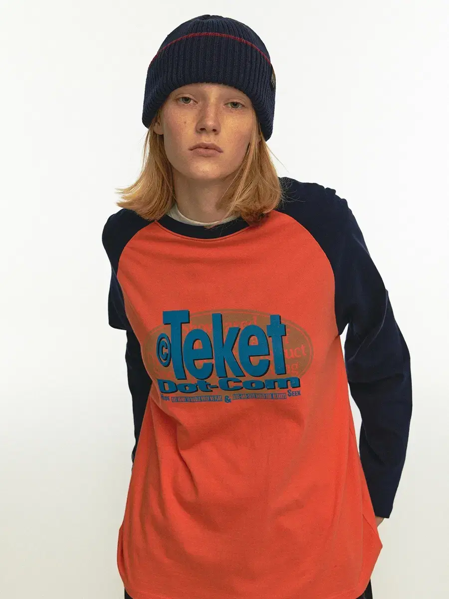 teket 롱슬리브 Doorbell L/S Tee Orange