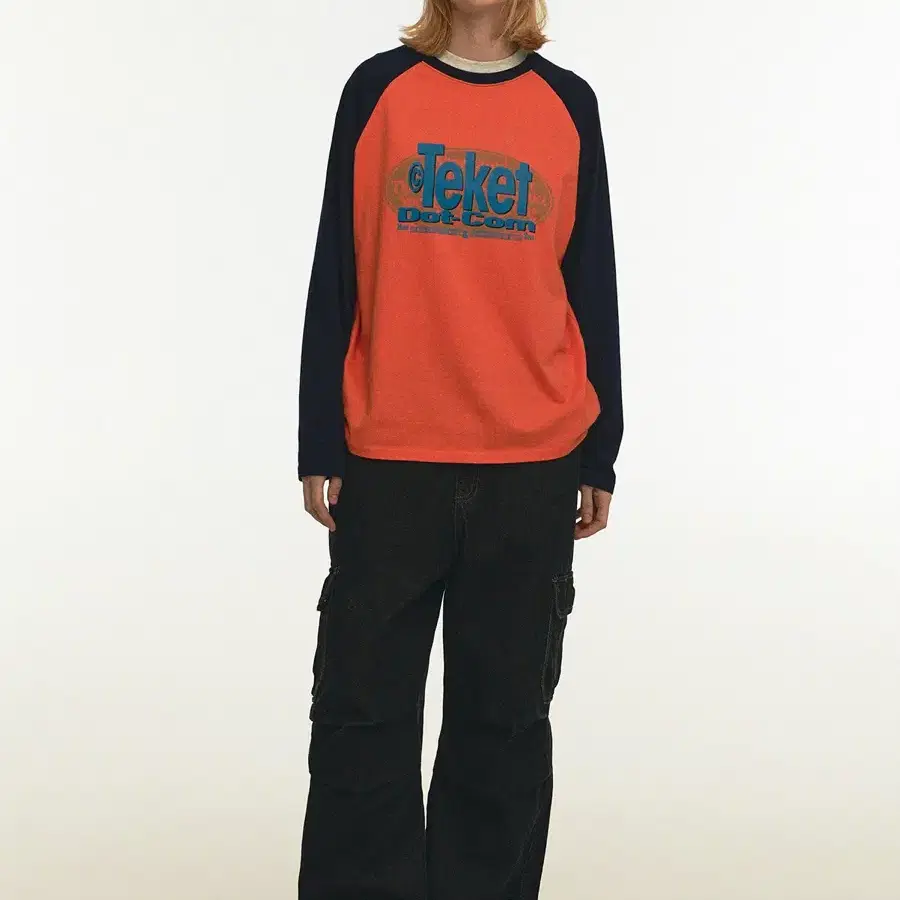 teket 롱슬리브 Doorbell L/S Tee Orange