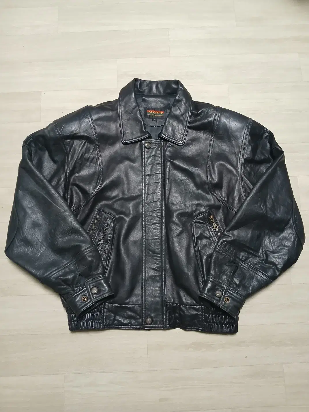 (95~105) Most 90s Real Leather Jacket Jumper Jumper Jammies