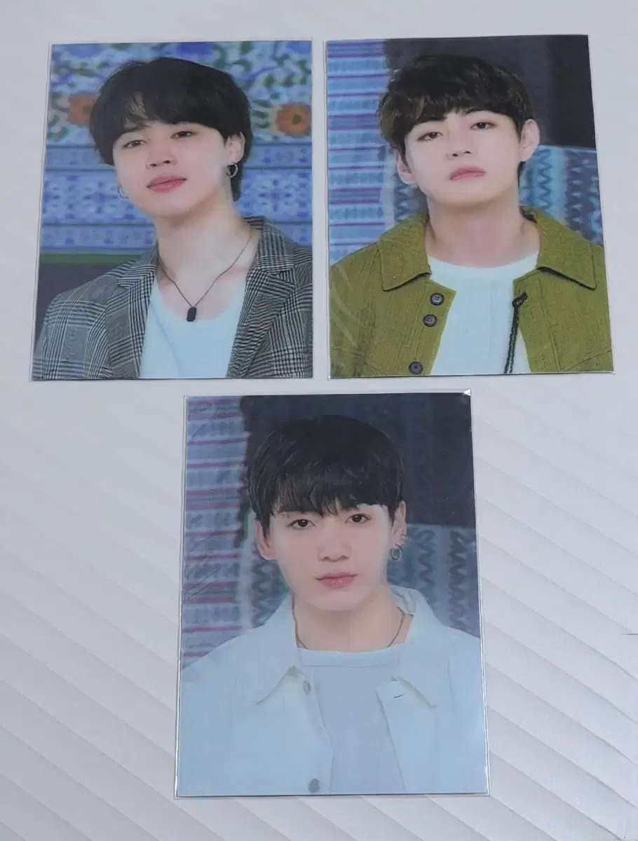 Shipping included)Bangtan 3D Photo (Jimin, Taehyung, Jungkook)Bulk Transfer