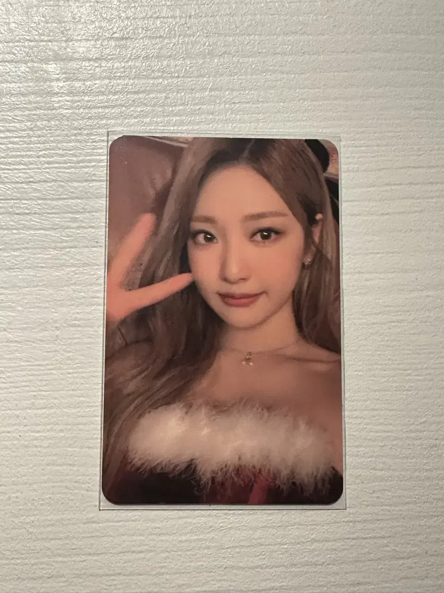 Aespa ningning Pink Christmas photocard WTS