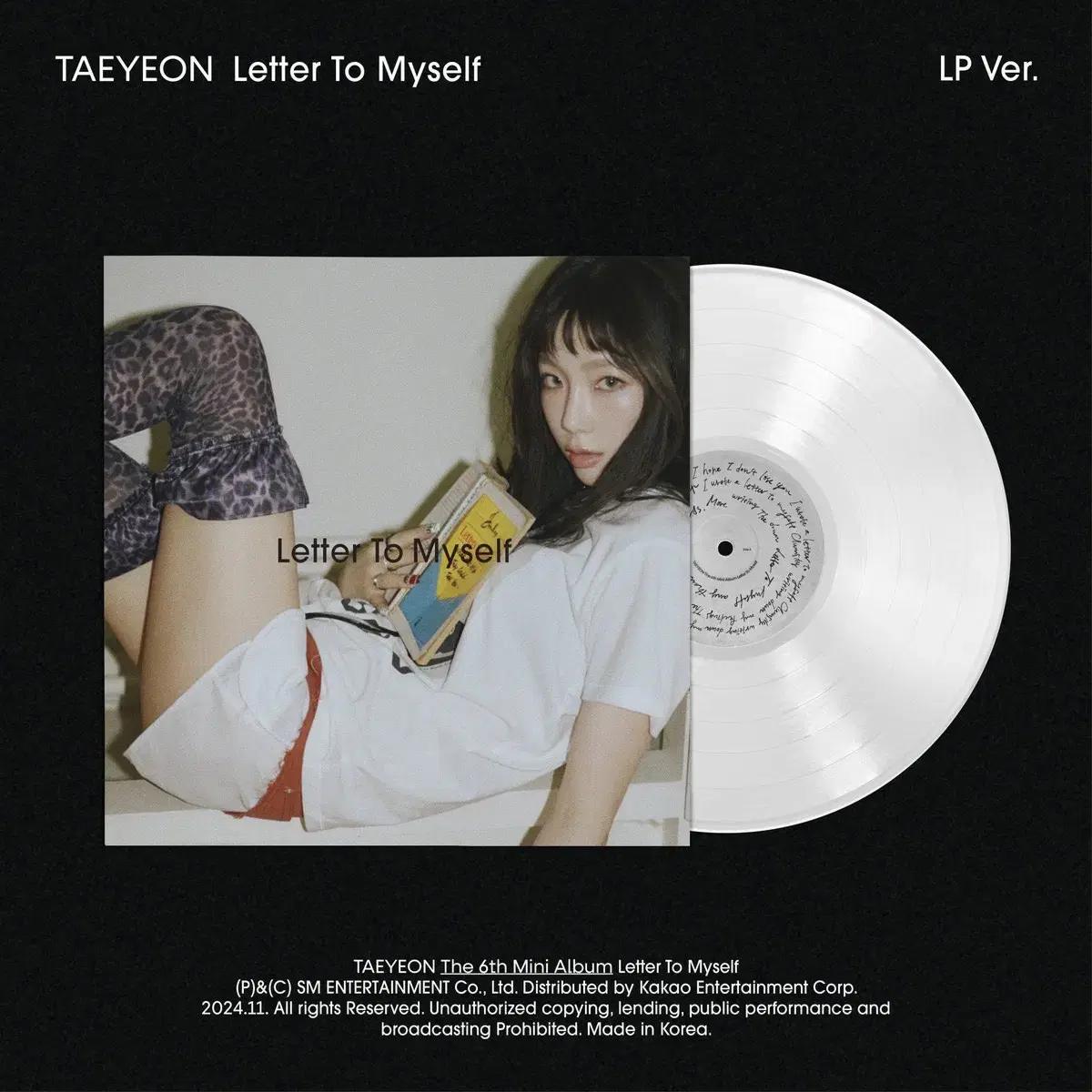 Taeyeon Letter to Myself LP Shipping address change