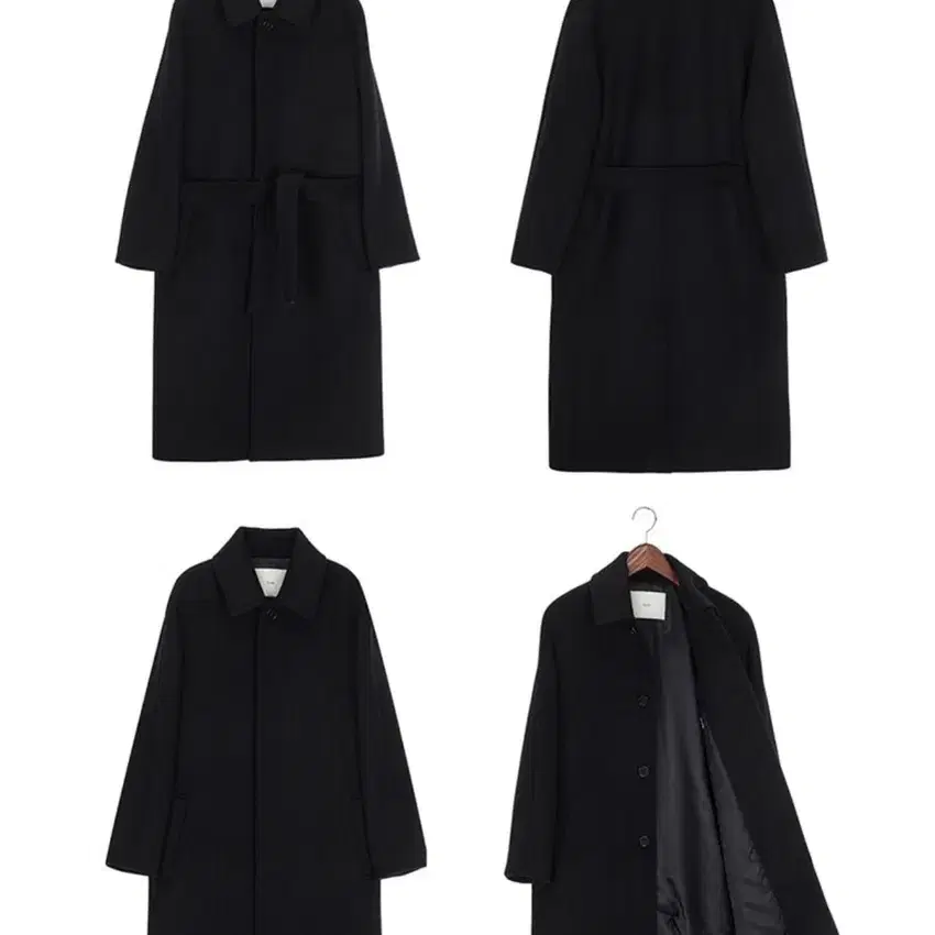 던스트 UNISEX BELTED WOOL MAC COAT_XS