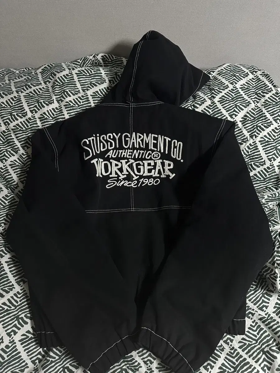 Stussy Work Jacket Stitched Black XL